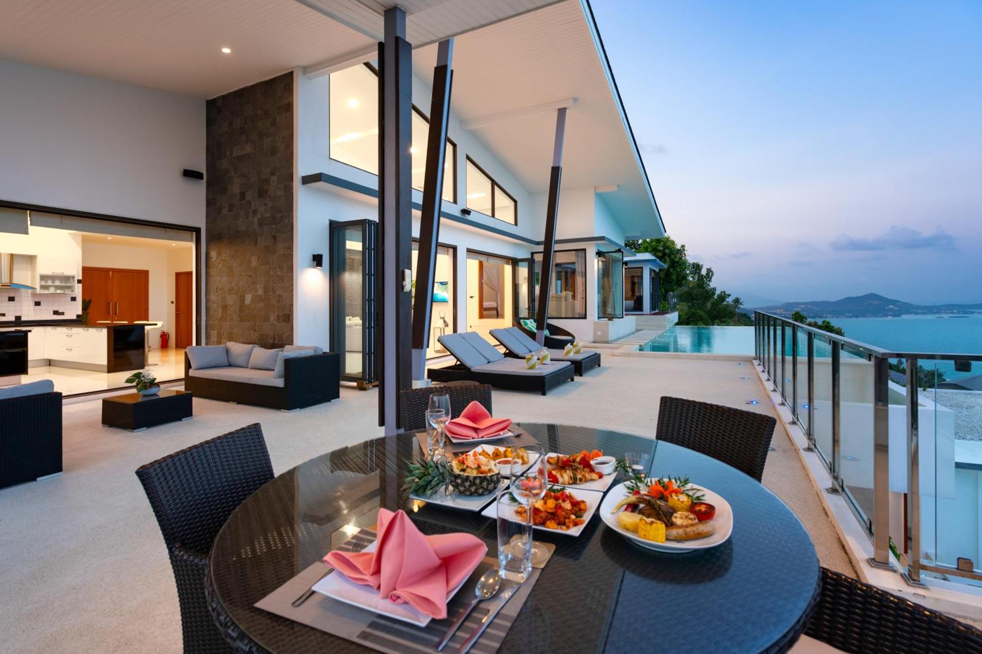 Karpe Diem Villa - Twin Infinity Pools Чавенг Экстерьер фото